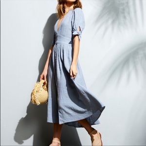 Free people love of my life midi dress